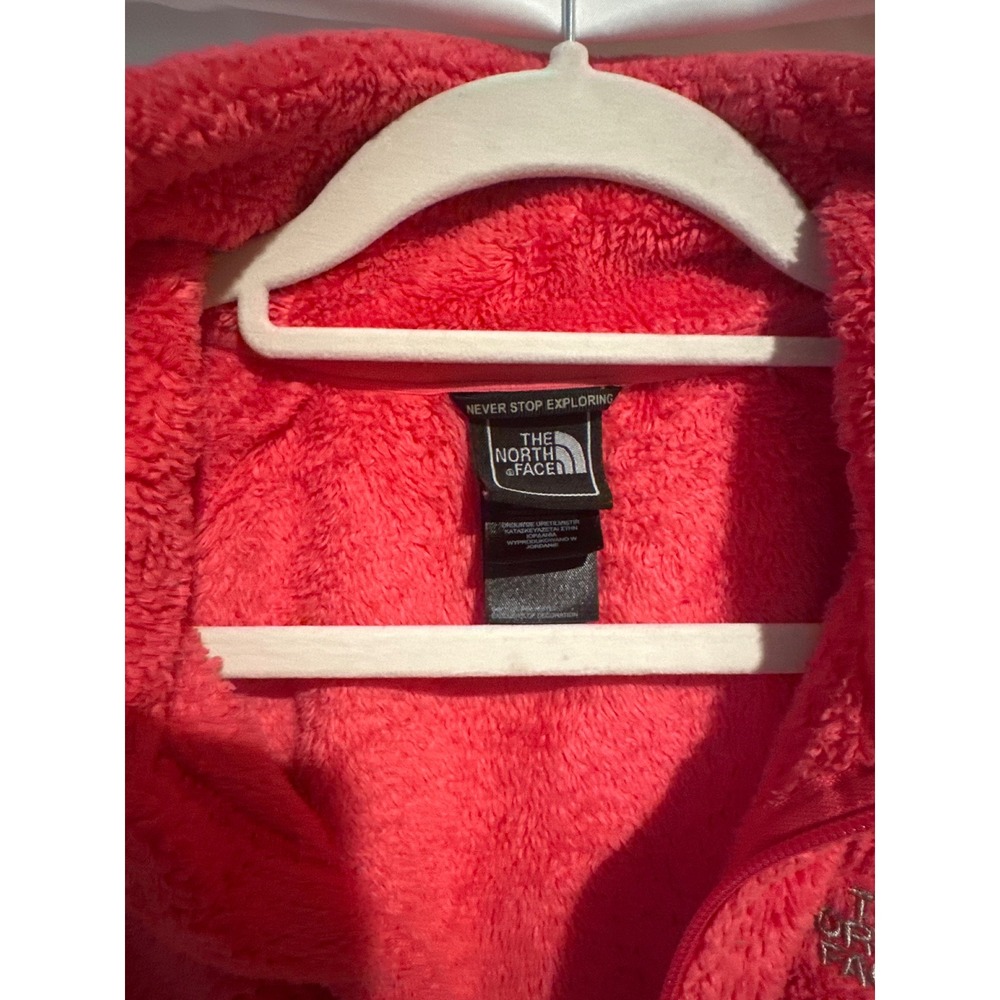 The North Face Osito Jacket Womens Medium Hot Pink Full Zip High Pile Fleece - Picture 2 of 7